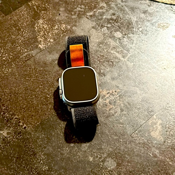 Apple Watch Ultra with charger